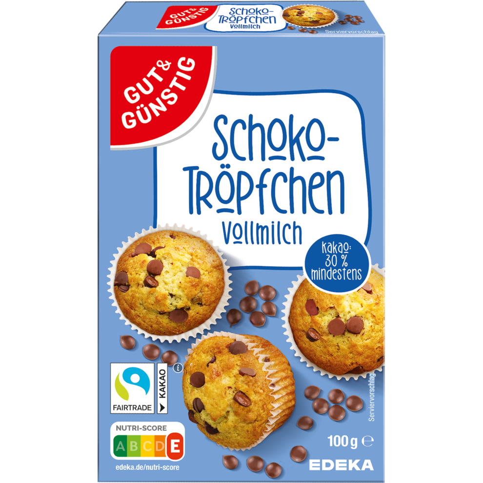 GUT&GÜNSTIG Schoko Tropfen Vollmilch 100g