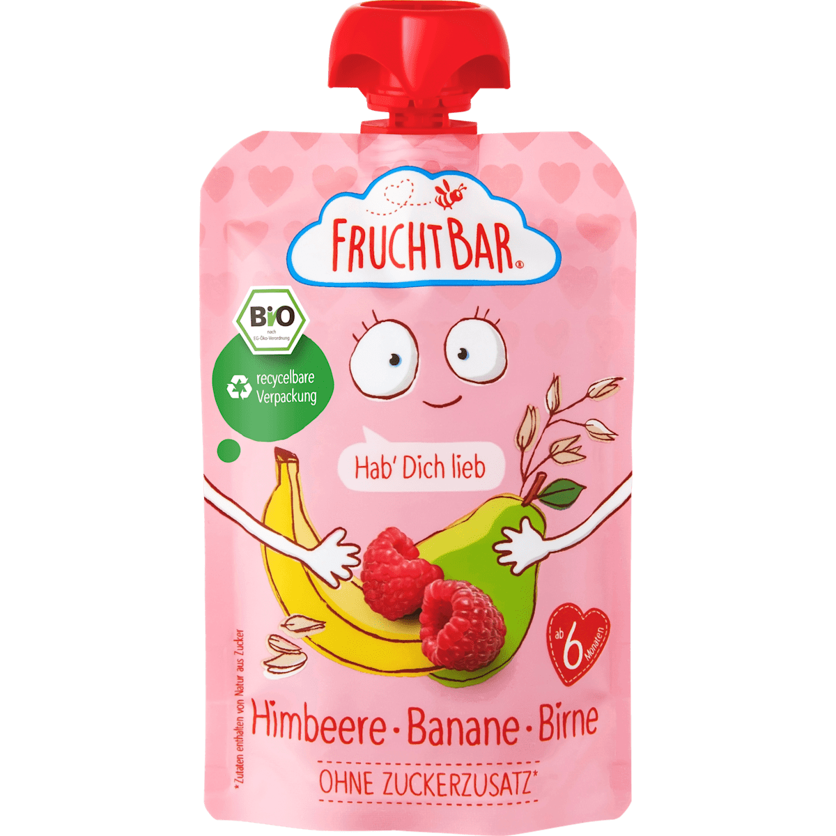 Bio Fruchtbar Fruchtpüree mit Haferdrink 100g