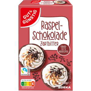 GUT&GÜNSTIG Raspelschokolade Zartbitter 100g