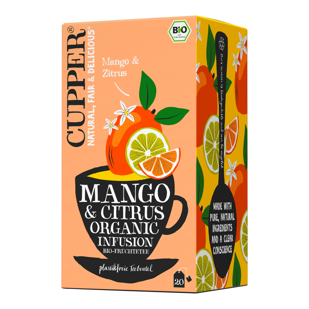 Bio Cupper Mango&Citrus 20ST 36g