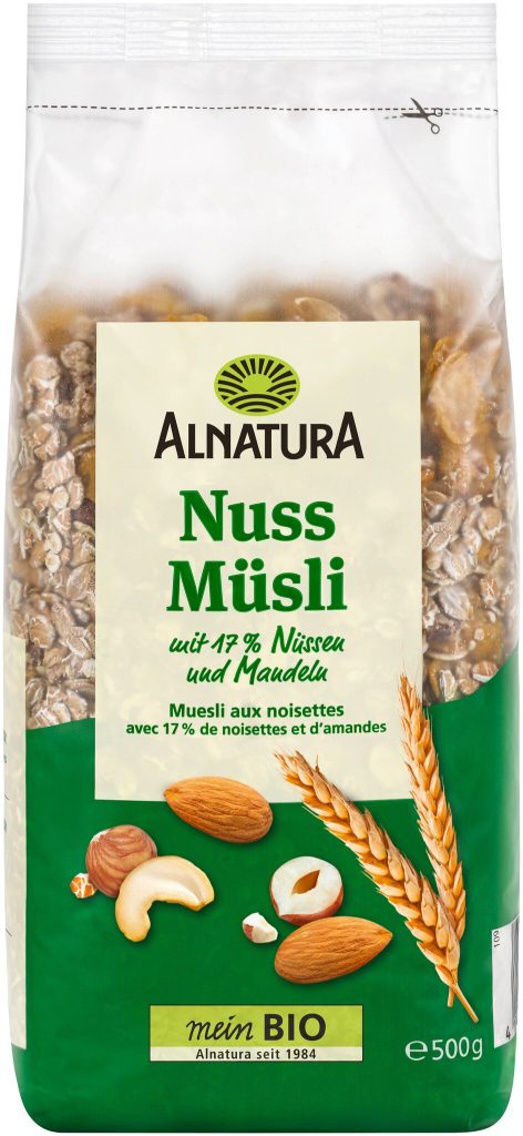 Bio Alnatura орех мюсли 500g