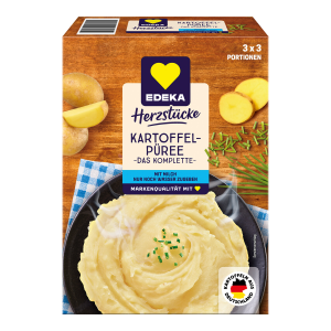 EDEKA Herzstücke Kartoffelpüree das Komplette mit Milch 300g