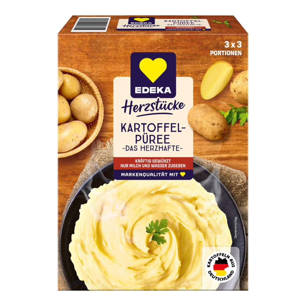 EDEKA Herzstücke Kartoffelpüree das Herzhafte 225g