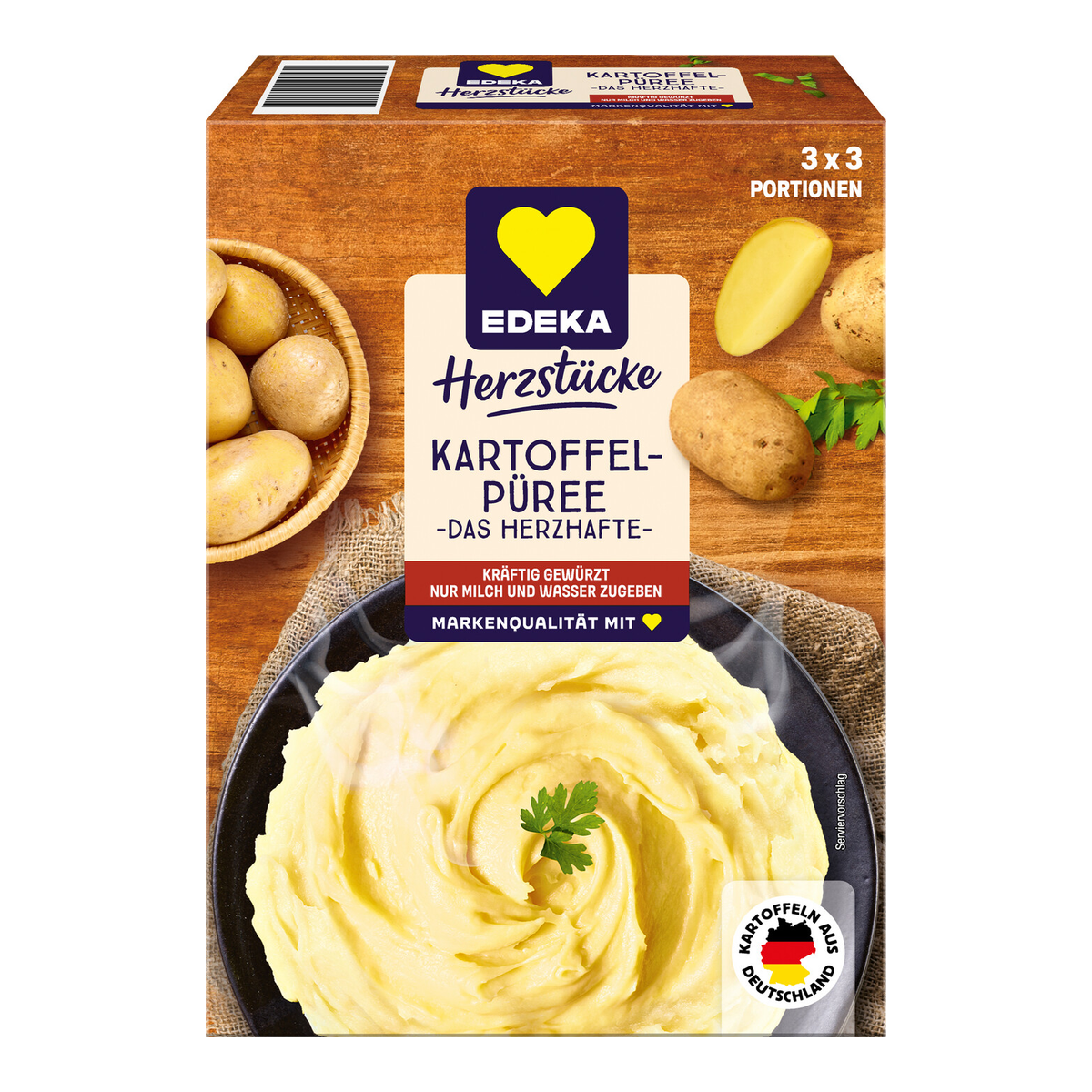 EDEKA Herzstücke Kartoffelpüree das Herzhafte 225g