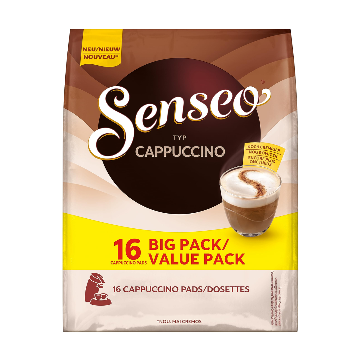 Senseo Кофе диски капучино 16ST 184g