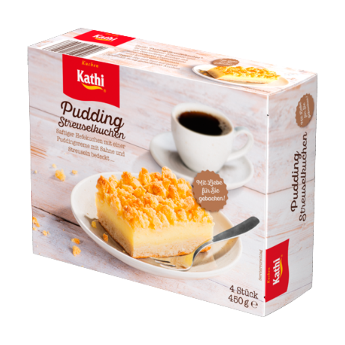 Kathi Pudding Streuselkuchen 450g