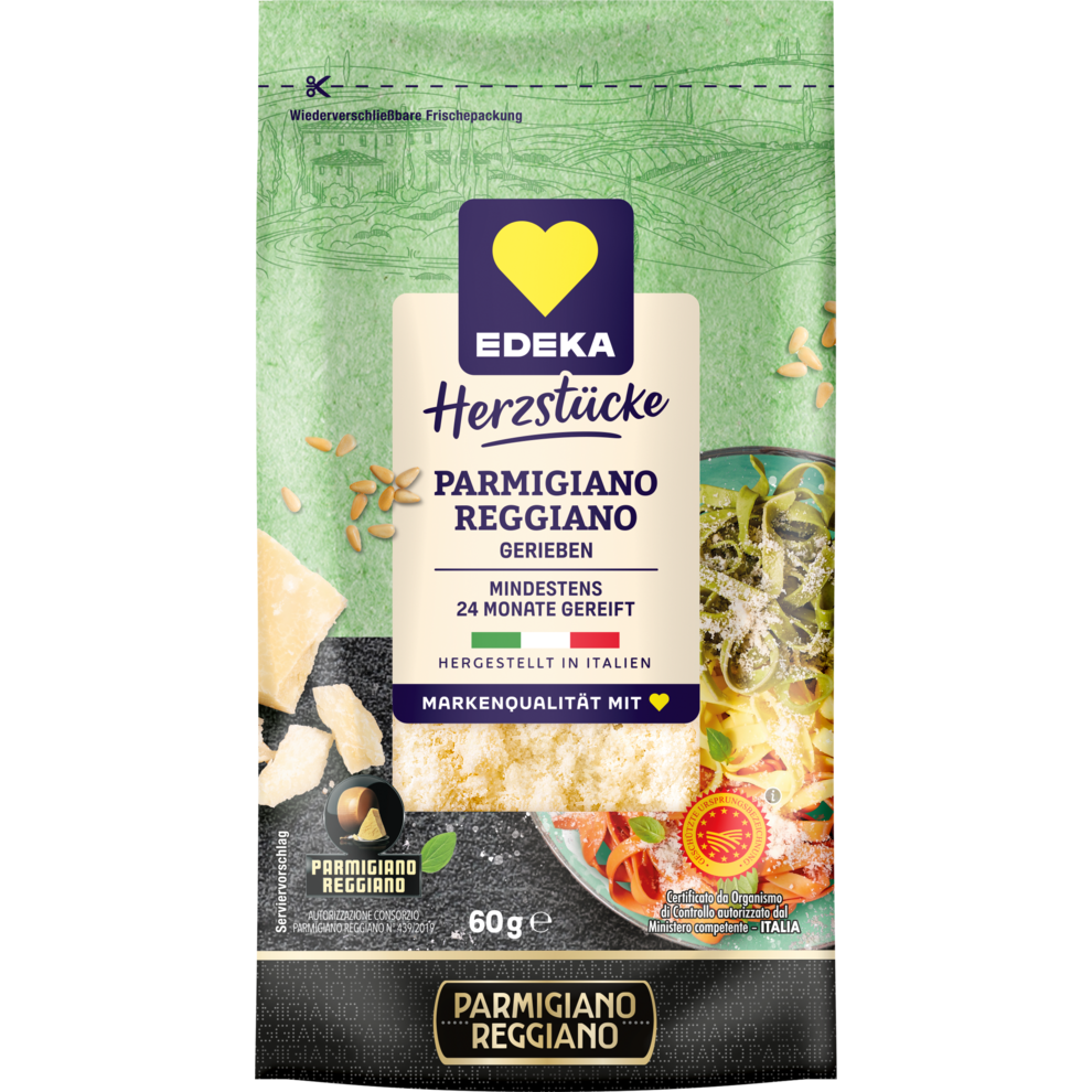 EDEKA Herzstücke Parmigiano Reggiano gerieben 32% 60g