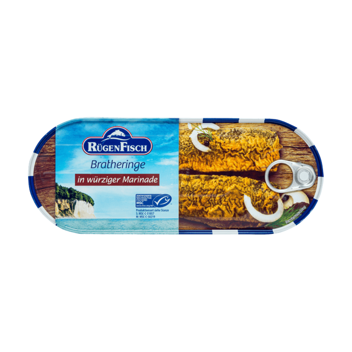 Rügen Fisch Bratheringe in würziger Marinade 500g