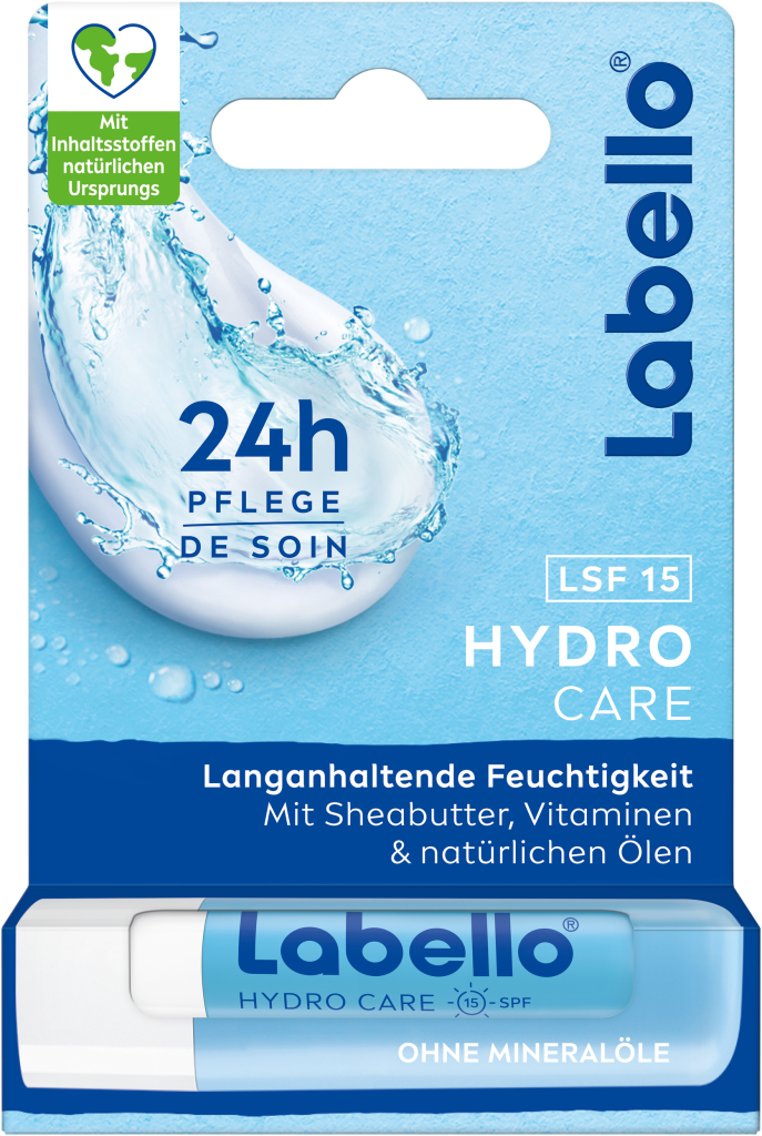 Labello Hydro Care 24h Pflege & anhaltende Feuchtigkeit LF15 4,8g