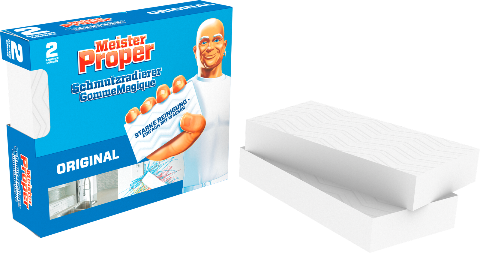 Mr.Proper Express magischer Schmutzradierer 2ST