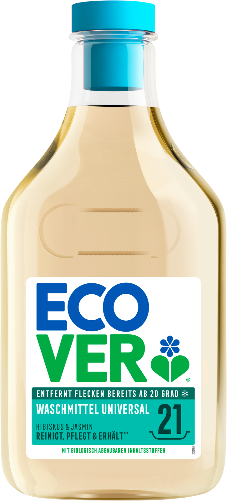 Ecover Flüssig-Waschmittel Universal Hibiskus&Jasmin 21WL 0,75l