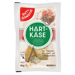 GUT&GÜNSTIG geriebener Hartkäse 32% 40g