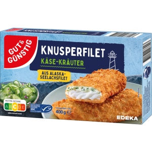 MSC GUT&GÜNSTIG Knusperfilet Käse-Kräuter 400g