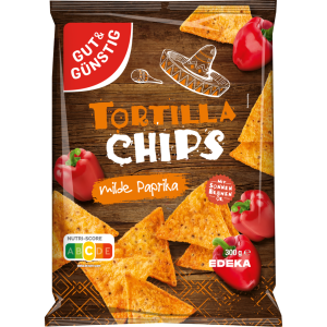 GUT&GÜNSTIG Tortillachips Paprika 300g