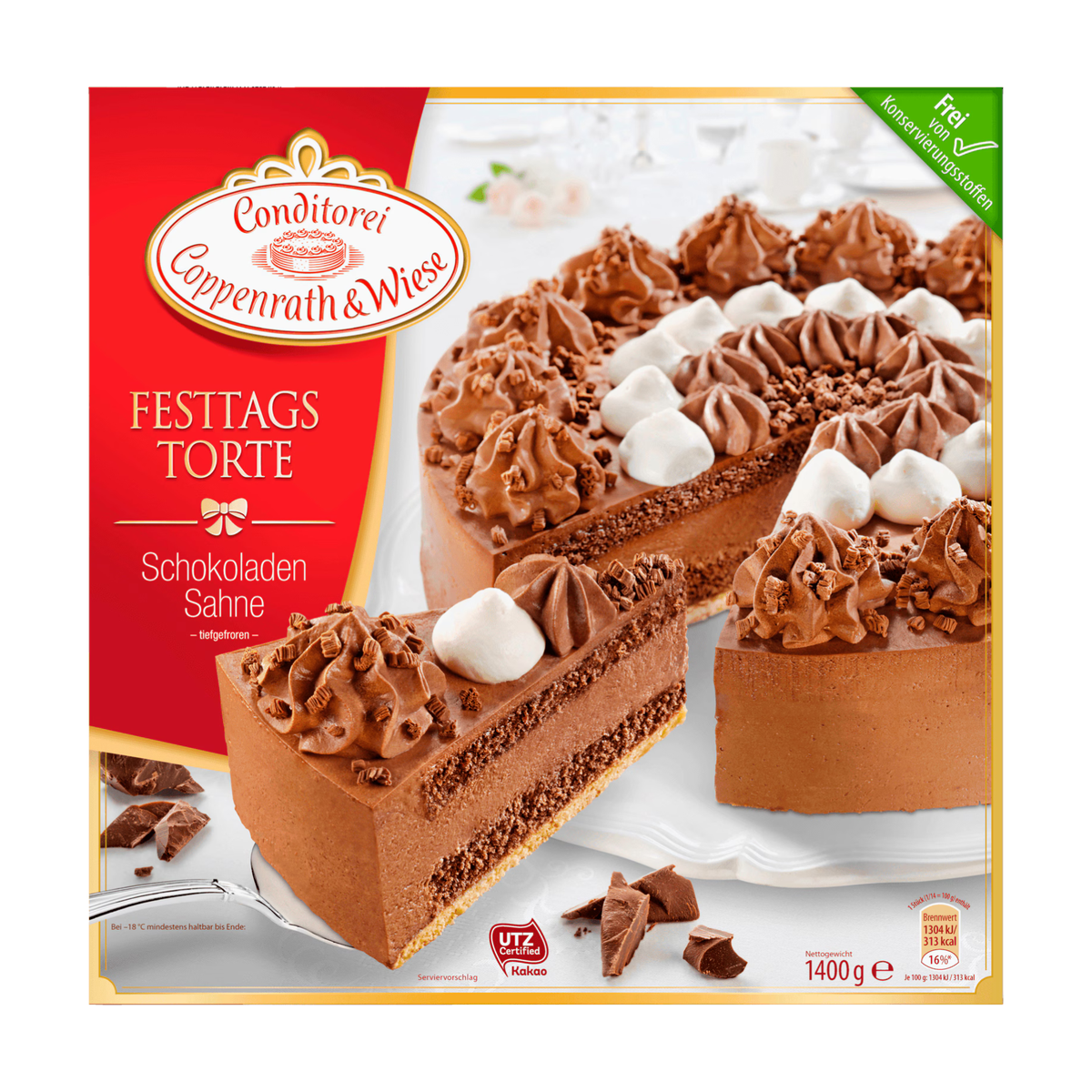 Coppenrath&Wiese Schokoladen Sahne Torte 1,4kg