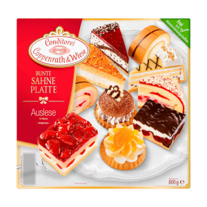 Coppenrath&Wiese Bunte Sahne Platte 800g