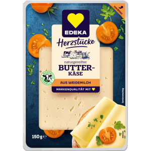 EDEKA Herzstücke Butterkäse Scheiben 45% 150g