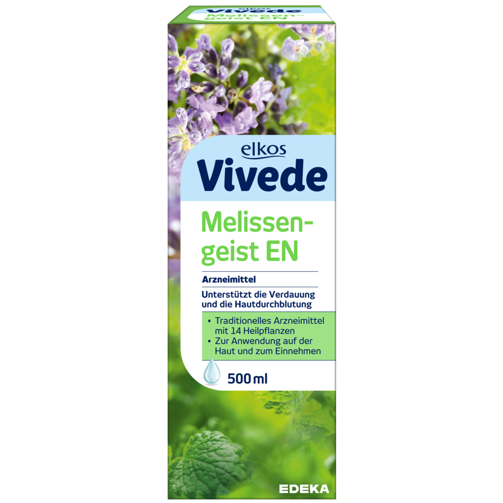 EDEKA elkos VIVEDE Melissengeist 500ml