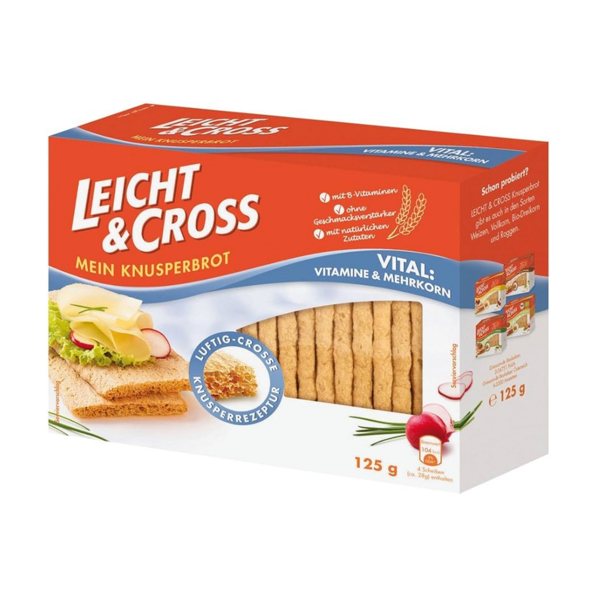 Leicht&Cross Vital Knusperbrot 125g
