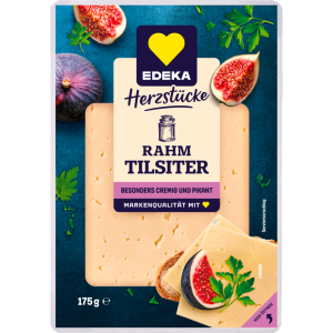 EDEKA Herzstücke Tilsiter Scheiben 55% 175g VLOG