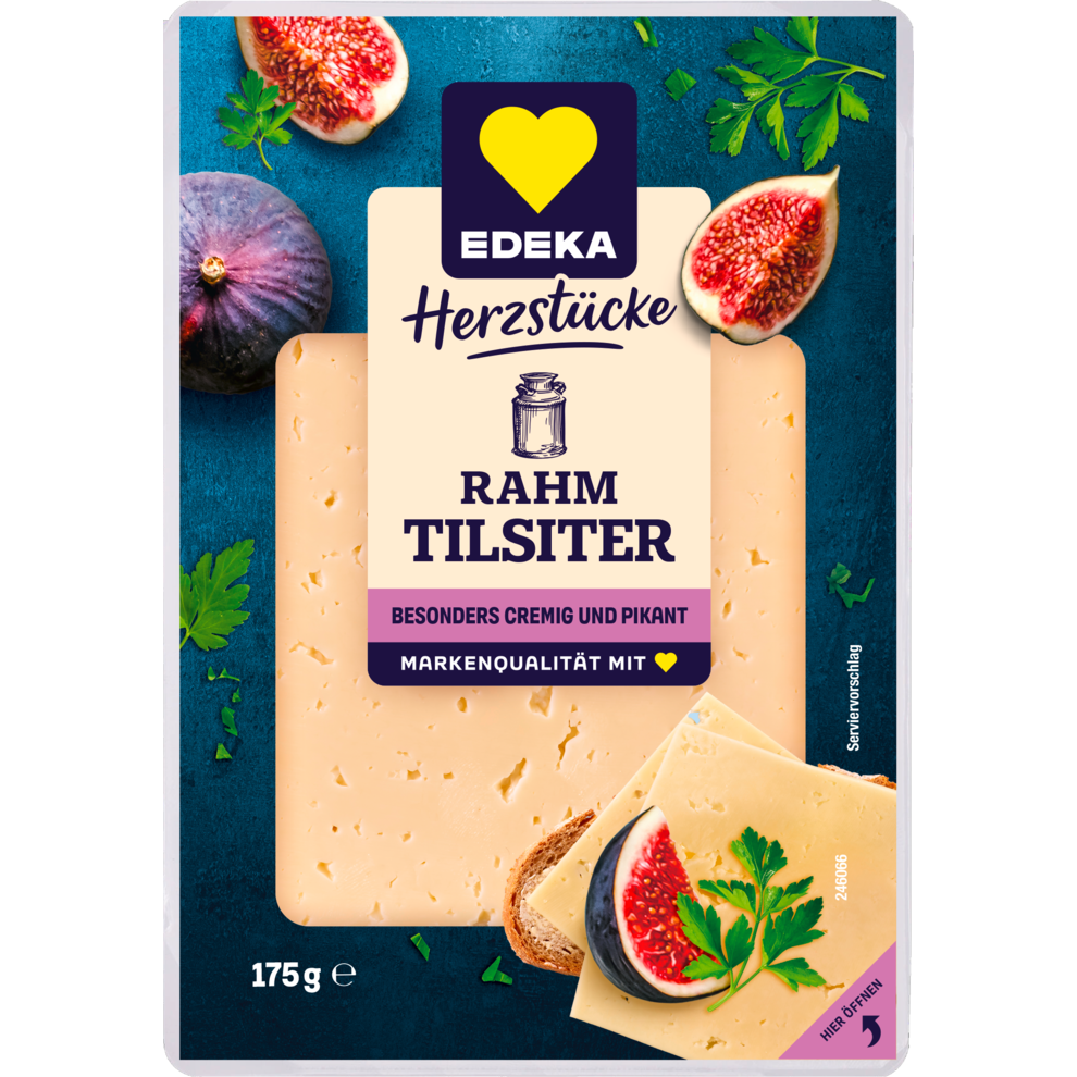 EDEKA Herzstücke Tilsiter Scheiben 55% 175g VLOG