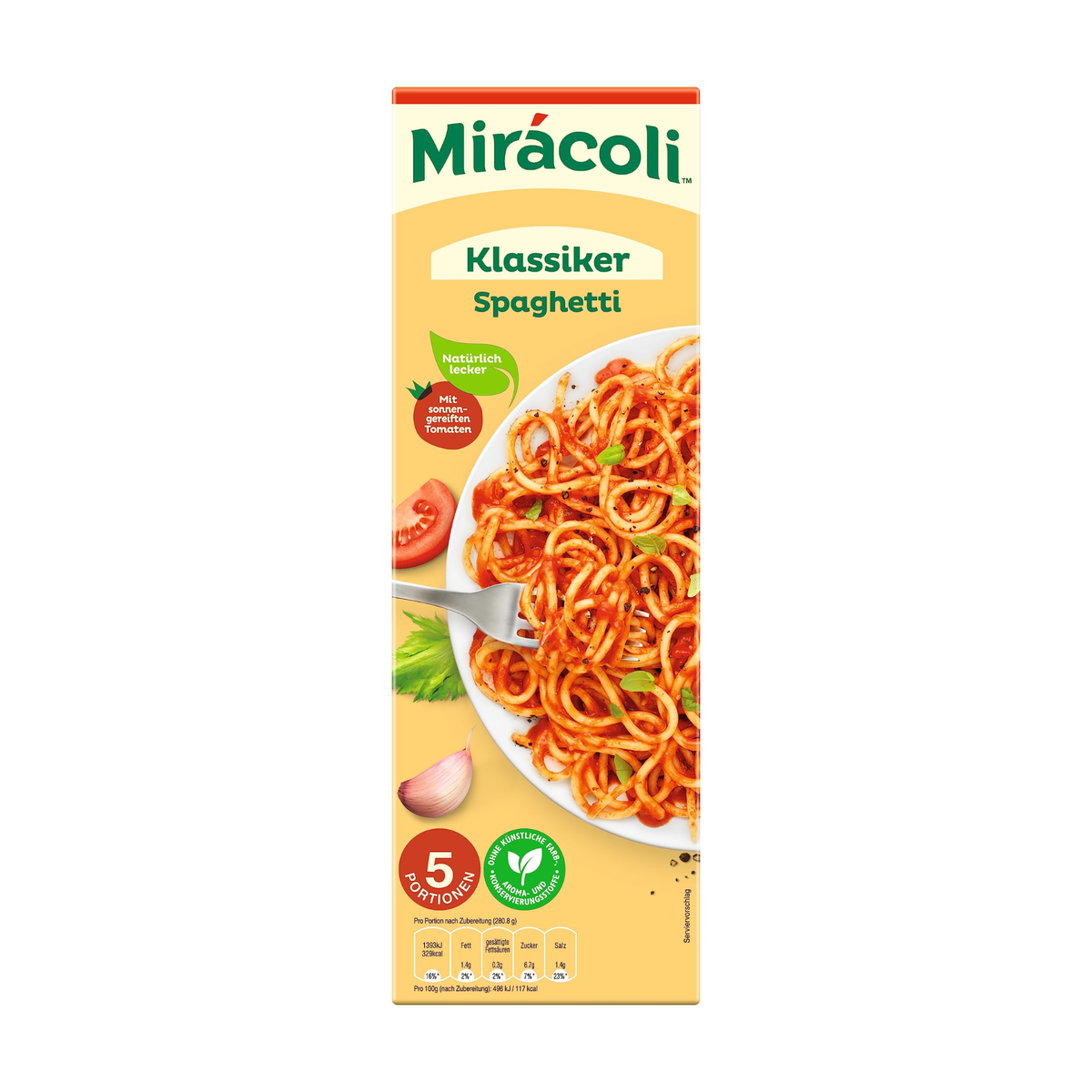 Miracoli Spaghetti Klassiker 5 Portionen 610,4g
