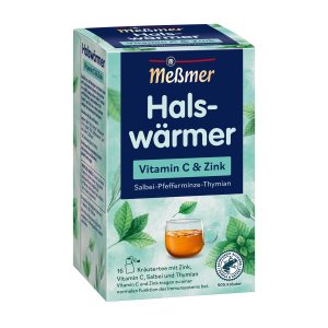 Meßmer Halswärmer Vitamin C und Zink Salbei-Pfefferminze-Thymian 16ST 32g