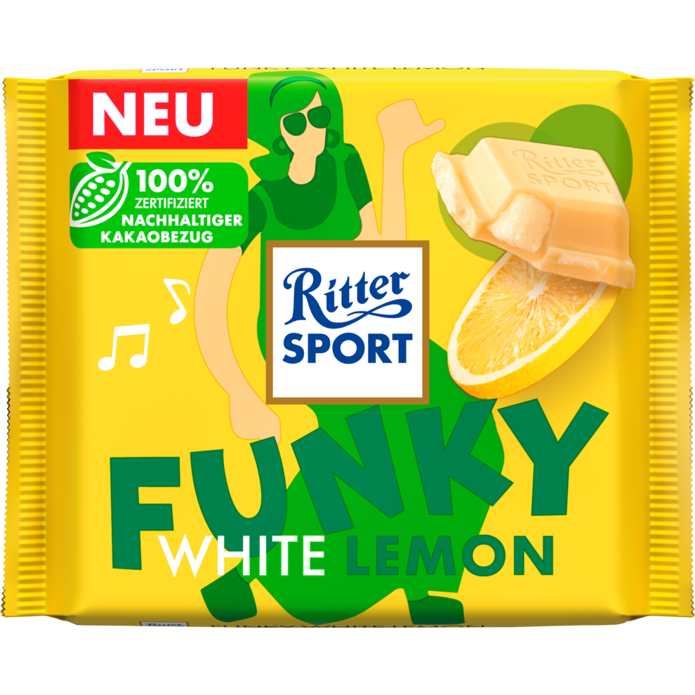 Ritter Sport Белый лимон плитка 100g