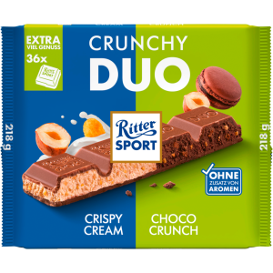 Ritter Sport Хрустящий дуо плитка 218g