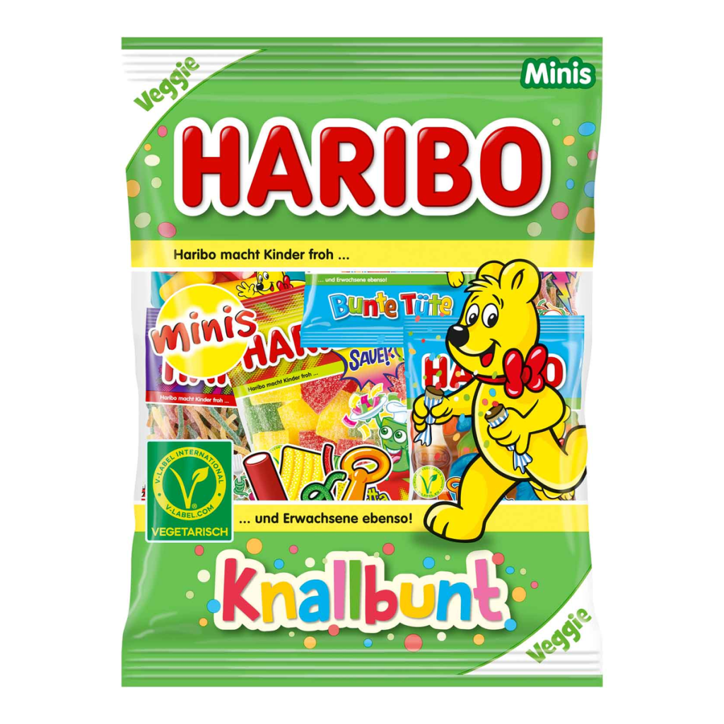 Haribo Knallbunt Minis Fruchtgummis 230g