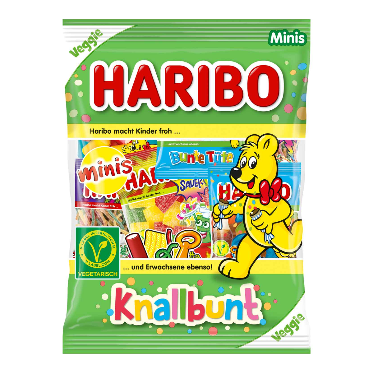 Haribo Knallbunt Minis Fruchtgummis 230g