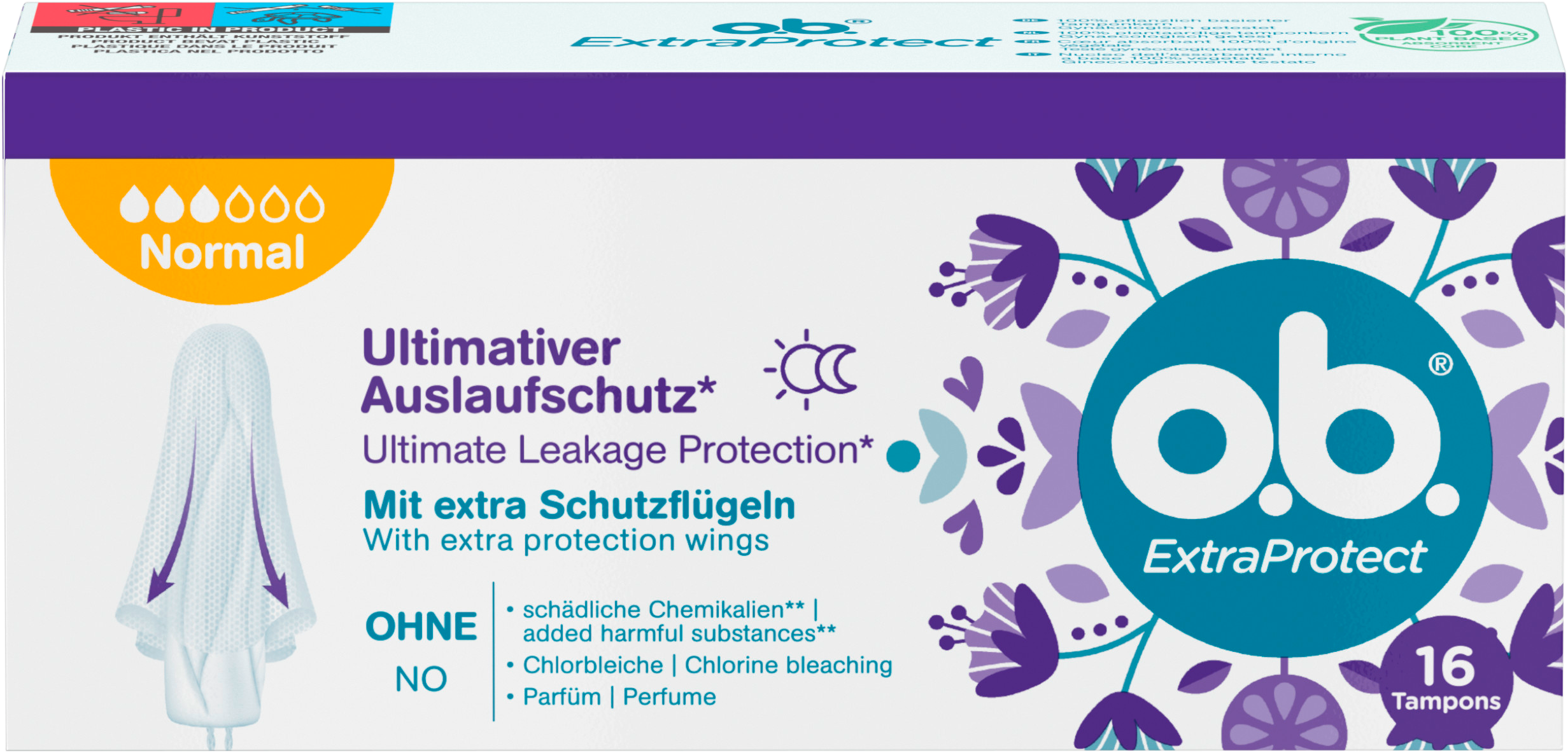 o.b.Tampons Extraprotect normal 16ST