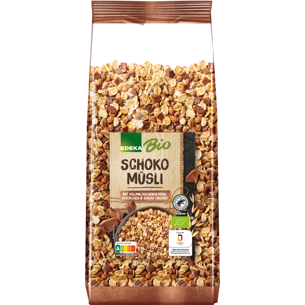 Bio EDEKA шоколад мюсли 750g