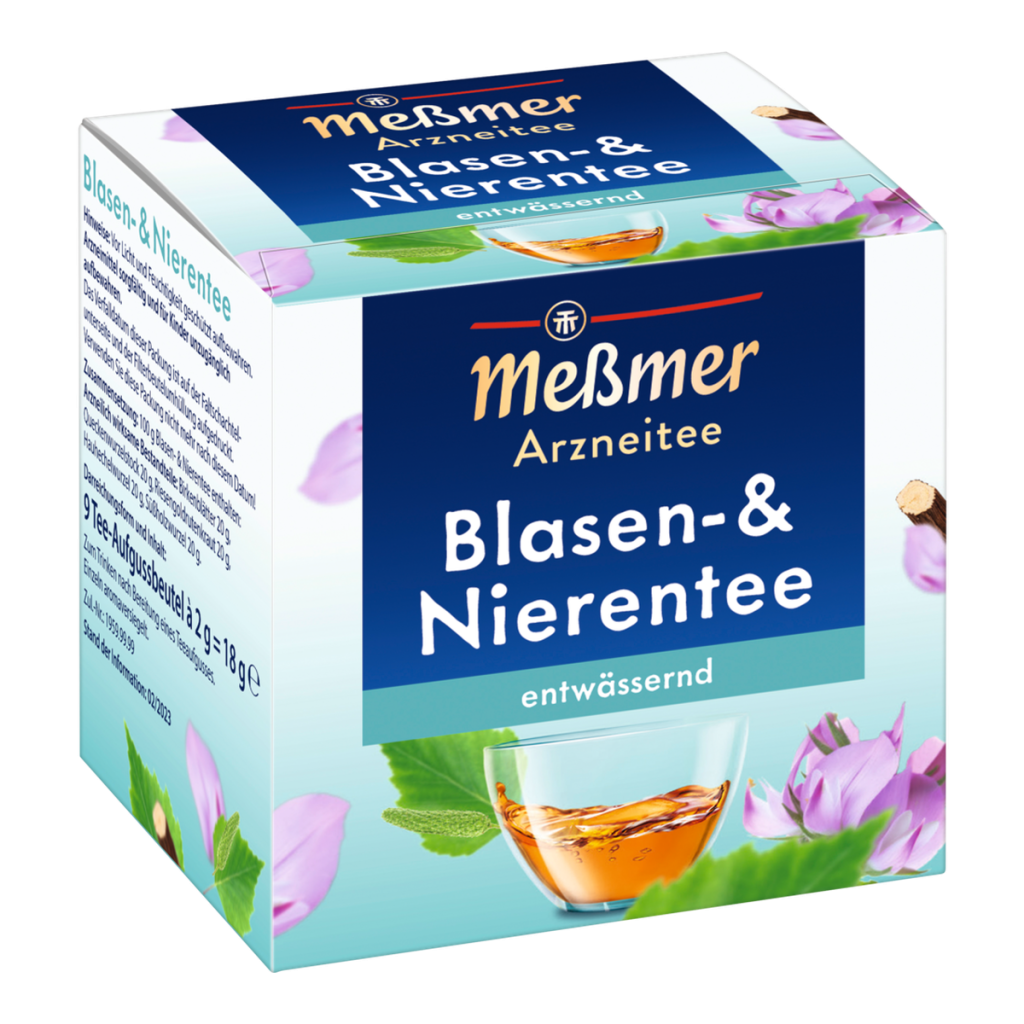 Meßmer Arzneitee Blasen-& Nierentee entwässernd 9x2g