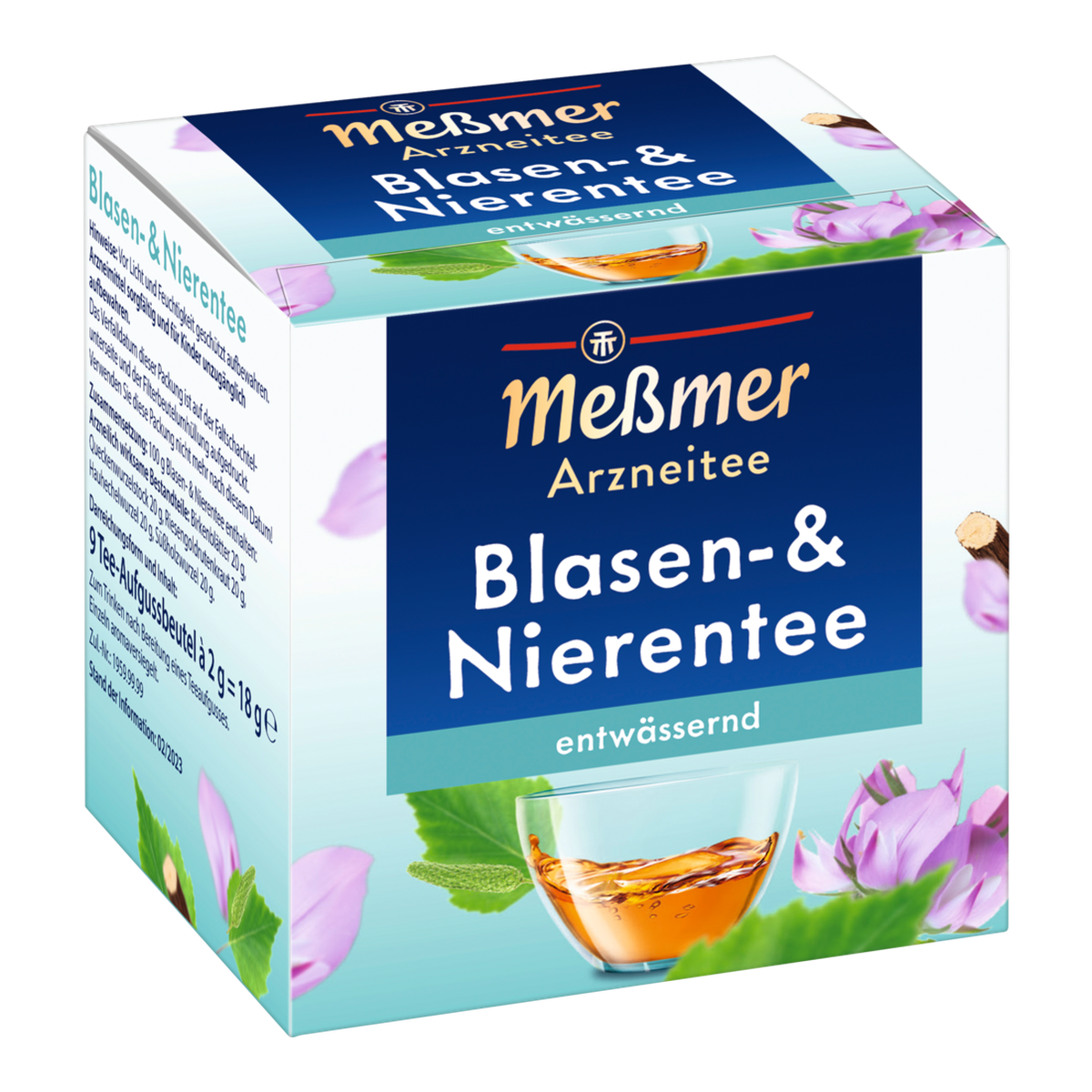 Meßmer Arzneitee Blasen-& Nierentee entwässernd 9x2g