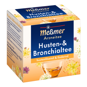 Meßmer Arzneitee Husten-& Bronchialtee hustenlösend & lindernd 9x2g
