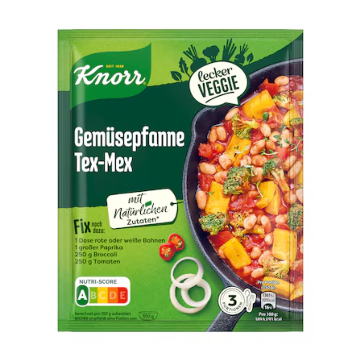 Knorr Fix Lecker Veggie Gemüsepfanne Tex-Mex 33g