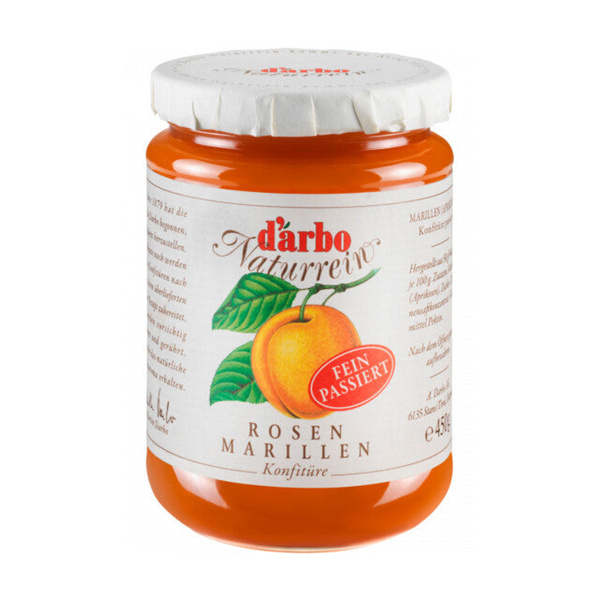 Darbo Naturrein Rosenmarille passiert 450g