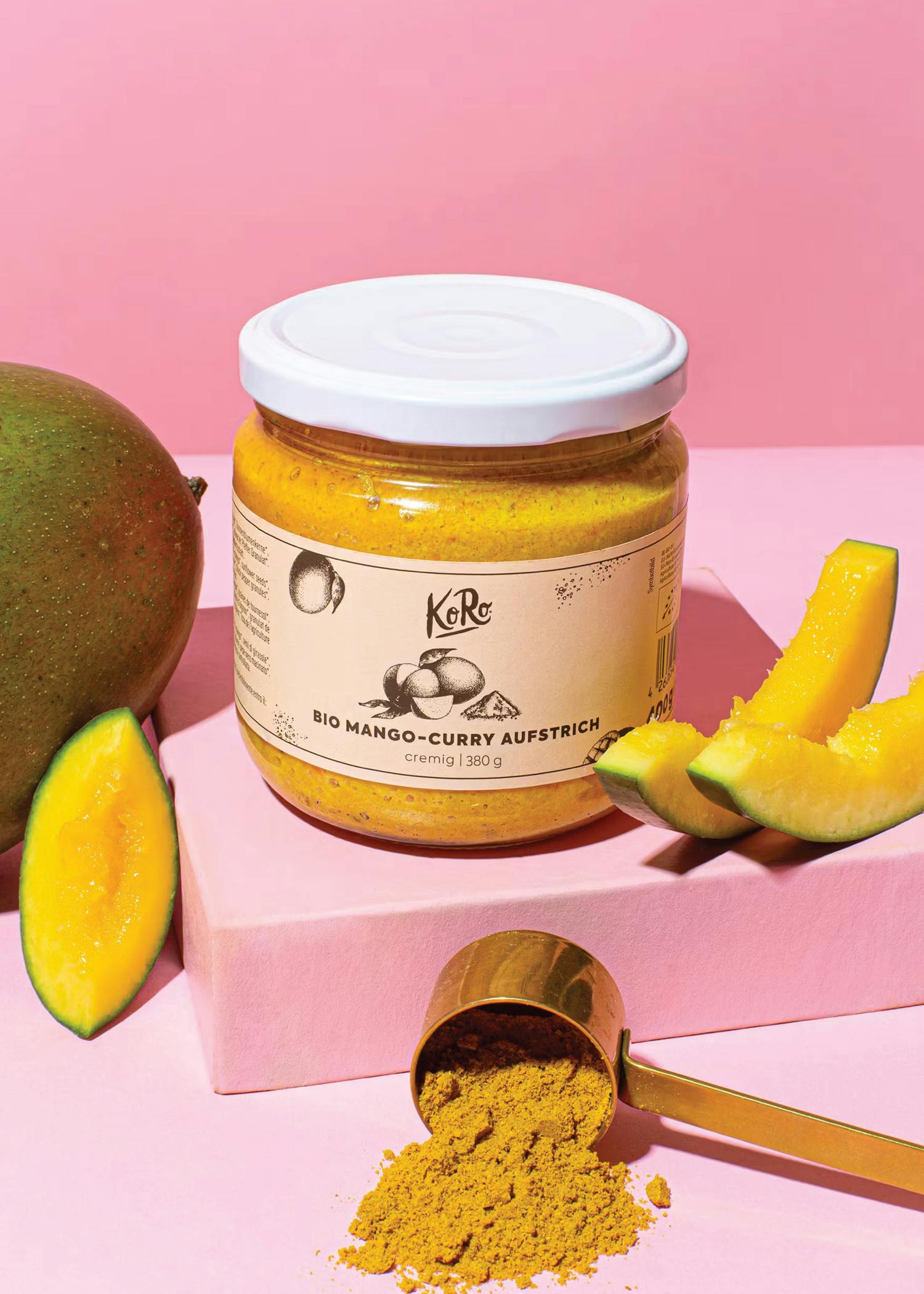 Bio Koro Mango-Curry Aufstrich 380g