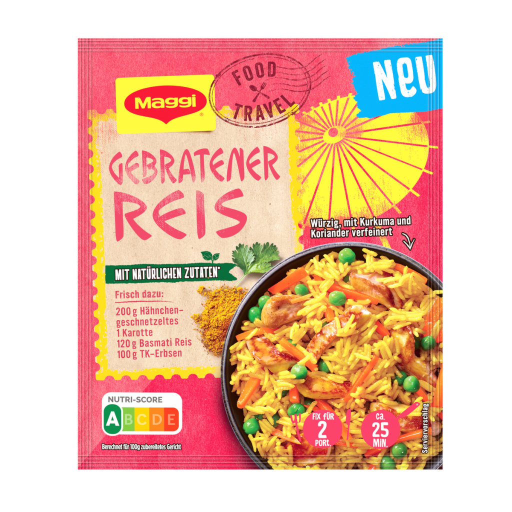 Maggi Food Travel Fix Gebratener Reis Nasi Goreng 31g