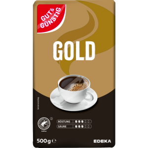 GUT&GÜNSTIG Röstkaffee Gold 500g