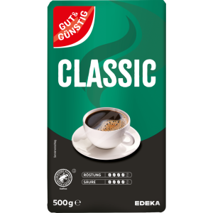 GUT&GÜNSTIG Röstkaffee Klassik 500g