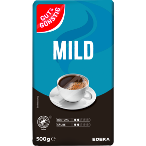GUT&GÜNSTIG Röstkaffee Mild 500g