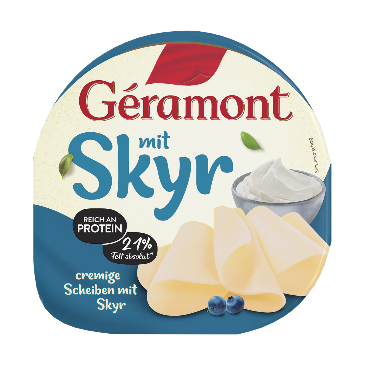 Geramont Скир ломтики 42% жирность 150g