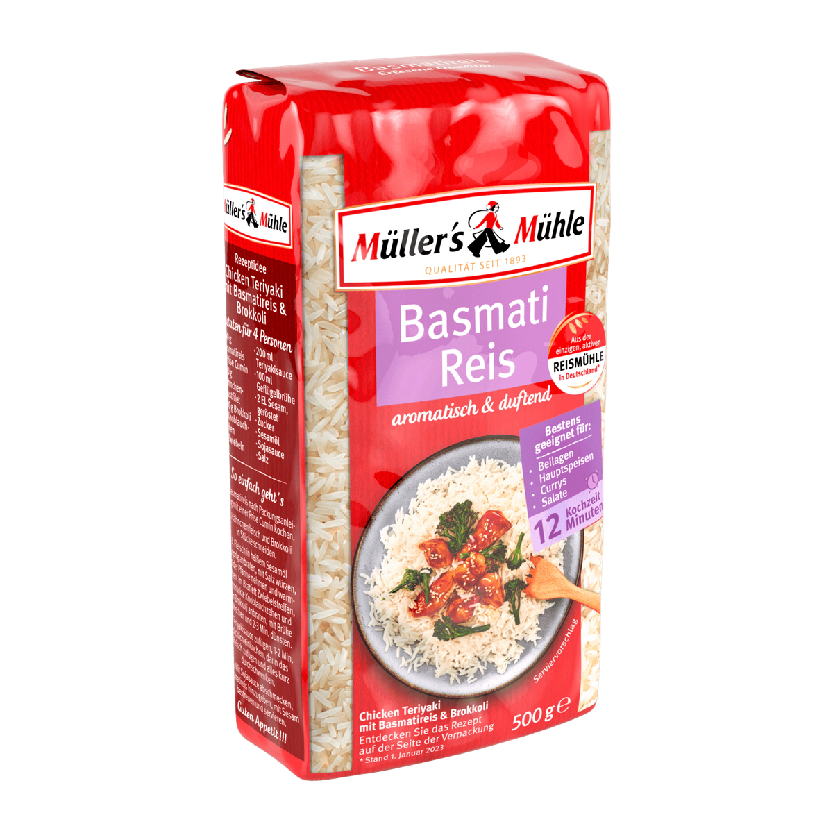 Müllers Mühle Basmati Reis 500g