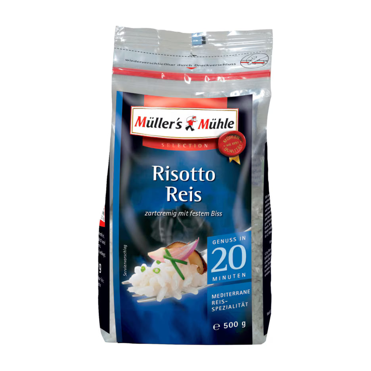 Müllers Mühle Risotto Reis 500g
