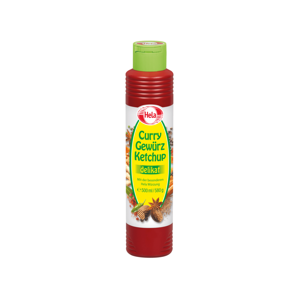 Hela Gewürz Ketchup Curry delikat 500ml