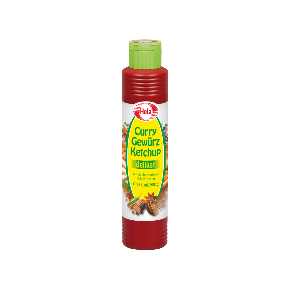 Hela Gewürz Ketchup Curry delikat 500ml