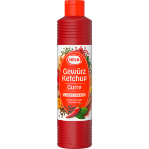 Hela Gewürz Ketchup Curry leicht scharf 800ml