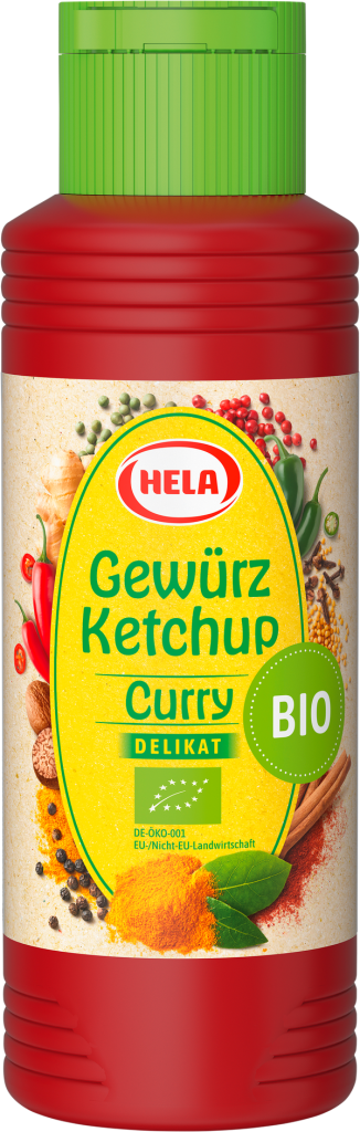 Bio Hela Gewürz Ketchup Curry delikat 300ml